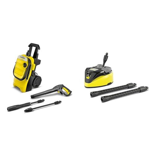 Kärcher Hochdruckreiniger K 4 Compact, Druck: max. 130 bar, Durchfluss & Flächenreiniger T-Racer T 7 Plus Kärcher Hochdruckreiniger K 4 Compact, Druck: max. 130 bar, Durchfluss & Flächenreiniger T-Racer T 7 Plus von Kärcher