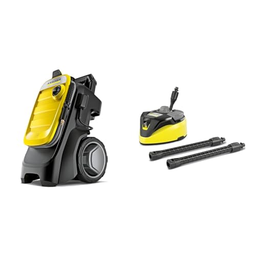 Kärcher Hochdruckreiniger K 7 Compact, Druck & Flächenreiniger T-Racer T 7 Plus (Spritzwasserschutz, für große Flächen, Zwei Flachstrahldüsen, Handgriff für senkrechtes Arbeiten, Powerdüse, Spüldüse) Kärcher Hochdruckreiniger K 7 Compact, Druck & Flächenreiniger T-Racer T 7 Plus (Spritzwasserschutz, für große Flächen, Zwei Flachstrahldüsen, Handgriff für senkrechtes Arbeiten, Powerdüse, Spüldüse) von Kärcher
