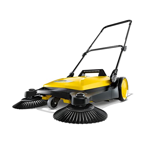 Kärcher S 4 Twin Walk-Behind Outdoor Hand Push Bodenkehrer – 5,25 Gallonen Kapazität, 68,1 cm Kehrbreite, fegt 26.000 Quadratmeter/Stunde Kärcher S 4 Twin Walk-Behind Outdoor Hand Push Bodenkehrer – 5,25 Gallonen Kapazität, 68,1 cm Kehrbreite, fegt 26.000 Quadratmeter/Stunde von Kärcher