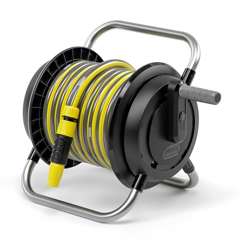 Kärcher Schlauchträger HR 2.10 Set: Komplettset für eine komfortable Bewässerung, 10 m Kärcher Gartenschlauch, Kupplungen, Hahnadapter und Spritze, Schwarz Kärcher Schlauchträger HR 2.10 Set: Komplettset für eine komfortable Bewässerung, 10 m Kärcher Gartenschlauch, Kupplungen, Hahnadapter und Spritze, Schwarz von Kärcher
