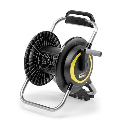 Kärcher Schlauchträger HR 4, Kapazität: max. 40 m, flexible, einfache Aufbewahrung an der Wand und zum mobilen Einsatz im Garten, Schwarz Kärcher Schlauchträger HR 4, Kapazität: max. 40 m, flexible, einfache Aufbewahrung an der Wand und zum mobilen Einsatz im Garten, Schwarz von Kärcher