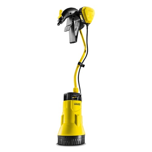 Kärcher Single Kunststoff Fasspumpe BP 1 Barrel (Bewässerung mit Regenwasser, 400 Watt, 3800 l/h), Gelb von Kärcher