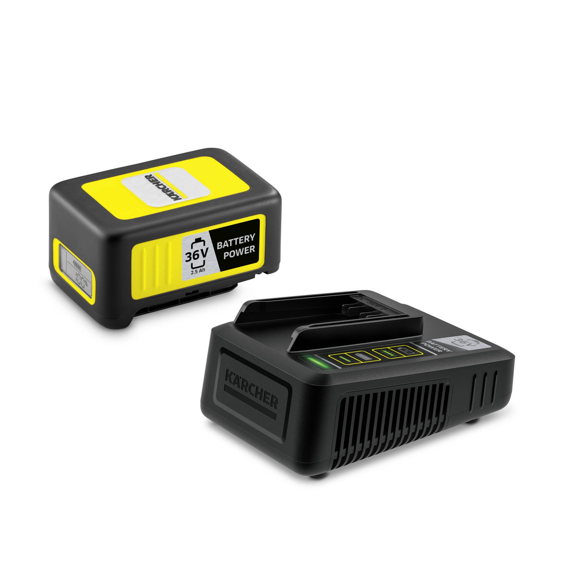 Kärcher Akku-Starter-Set 'Battery Power' Ladegerät und Akku 36 V, 2,5 Ah Kärcher Akku-Starter-Set 'Battery Power' Ladegerät und Akku 36 V, 2,5 Ah von Kärcher