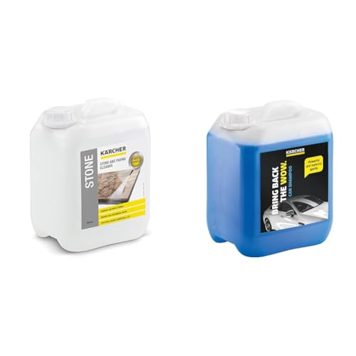 Kärcher Stein- und Fassadenreiniger (5 l), Stone Cleaner & Autoshampoo RM 619 (5 l) zur gründlichen Reinigung von Lack- und Kunststoffoberflächen von Kärcher