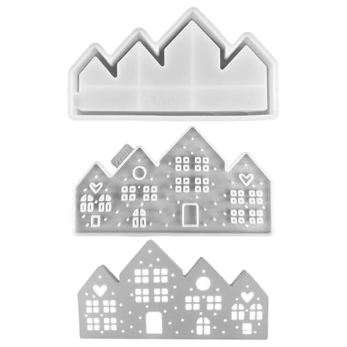 Kaezuy 3D Silikonformen Für Weihnachtsdekoration Haus Mit Stern Gipsformen Kerzen Seifenherstellung DIY Handwerk Geschenkset Kaezuy 3D Silikonformen Für Weihnachtsdekoration Haus Mit Stern Gipsformen Kerzen Seifenherstellung DIY Handwerk Geschenkset von Kaezuy