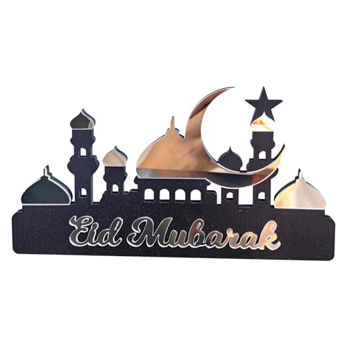 Kaezuy Ramadan Eid Dekoration Tischdekoration Aus Acryl Und Holz Festival Deko Für Ramadan Home Party Tischdeko Geschenk (B) von Kaezuy