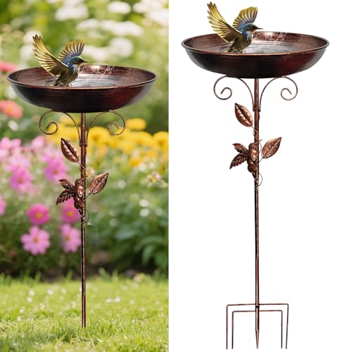 Kaezuy Vogeltränke Stehend Winterfest 30x80cm Schmiedeeisen Robuste Vogelbad Garten Frostsicher Wassertränke Für Vögel Im Garten Mit Erdspieß Ganzjahresnutzung Frostsichere Konstruktion Kaezuy Vogeltränke Stehend Winterfest 30x80cm Schmiedeeisen Robuste Vogelbad Garten Frostsicher Wassertränke Für Vögel Im Garten Mit Erdspieß Ganzjahresnutzung Frostsichere Konstruktion von Kaezuy