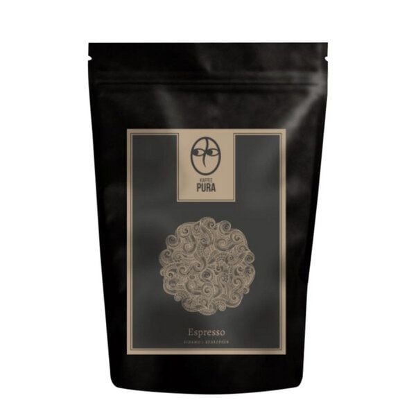 Kaffee Pura Premium Bio Espresso - Sidamo Äthiopien - Bohne & Gemahlen von Kaffee Pura
