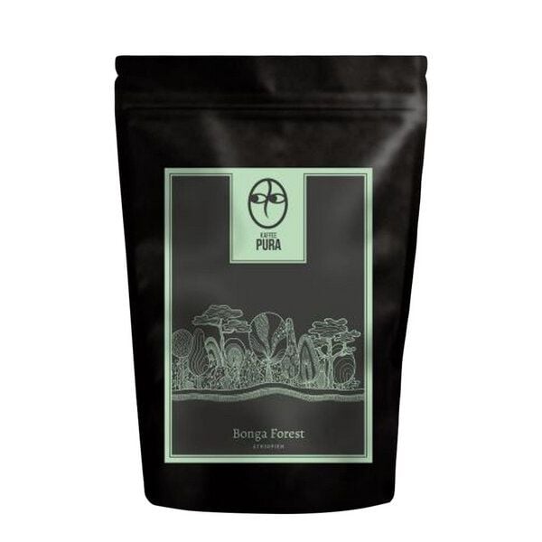 Kaffee Pura Premium Bio Kaffee - Bonga Forest Äthiopien - Bohne & Gemahlen von Kaffee Pura