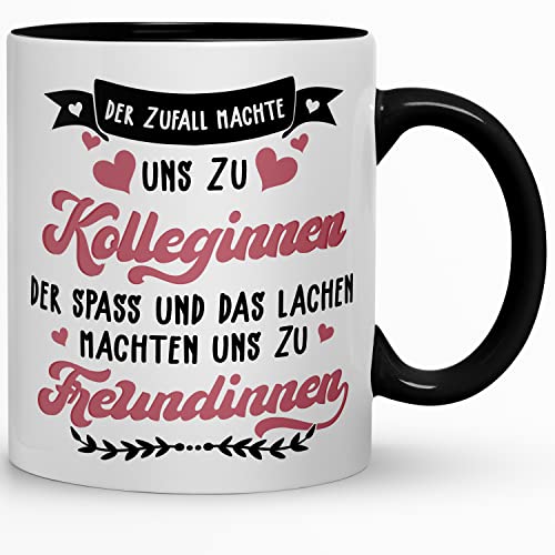 Kaffeebecher24 - Tasse mit Spruch - Tasse Kollegin - Spülmaschinenfest - 330ml - Büro Tasse für Arbeitskollegin - grün (Motiv 2) von Kaffeebecher24