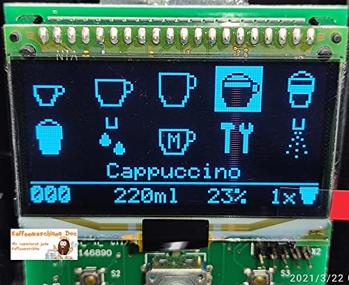 Ersatz Display Modul für Nivona Display Unit EF691 EF 0069348 NICR 83x/84x/85x - Blau Ersatz Display Modul für Nivona Display Unit EF691 EF 0069348 NICR 83x/84x/85x - Blau von Kaffeemaschinen Doc