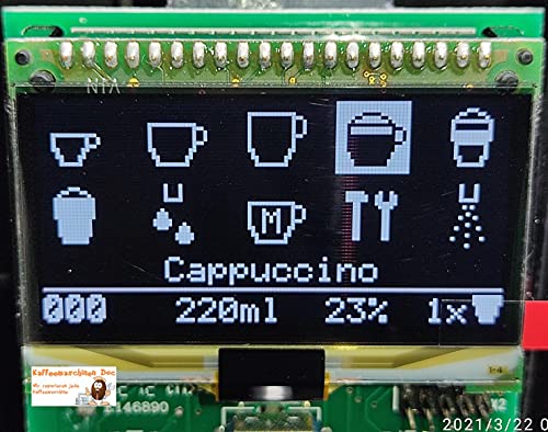 Ersatz Display Modul für Nivona Display Unit EF691 EF 0069348 NICR 83x/84x/85x - Weiß Ersatz Display Modul für Nivona Display Unit EF691 EF 0069348 NICR 83x/84x/85x - Weiß von Kaffeemaschinen Doc