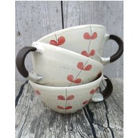 Milchkaffeetasse "Äng"-Getöpfert von Kaffeepott