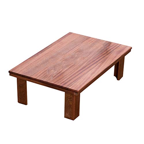 Einfacher Massivholz Couchtisch Kiefer Couchtisch Tatami Kleiner Tisch Erker Kleiner Couchtisch Kang Tisch Teetisch Reine Massivholzbeine (Color : Brown, S : 50 * 40 * 20cm) von Kaffeetische