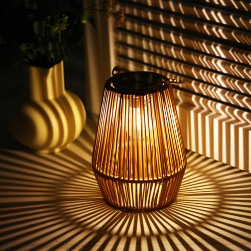 KagoLing Solar Laternen für Außen, 1 Stücke Solarlampen für Draußen im Böhmischen Stil mit LED-Glühbirne Hängend/Stehend Handgestrickte Solarlampen für Terrasse Garten Innenhof Balkon Deko weihnachten KagoLing Solar Laternen für Außen, 1 Stücke Solarlampen für Draußen im Böhmischen Stil mit LED-Glühbirne Hängend/Stehend Handgestrickte Solarlampen für Terrasse Garten Innenhof Balkon Deko weihnachten von KagoLing
