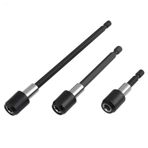 3 Stück,Magnetischer Bithalter Extra Stark, Magnetische Schnellwechsel-Bithalter für Bohrer und Schraubendreher, 1/4 Zoll Sechskantschaft, Bohrfutter Adapter, 60mm, 100mm, 150mm 3 Stück,Magnetischer Bithalter Extra Stark, Magnetische Schnellwechsel-Bithalter für Bohrer und Schraubendreher, 1/4 Zoll Sechskantschaft, Bohrfutter Adapter, 60mm, 100mm, 150mm von Kahaybeall