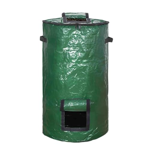 Kahdsvby 1 x Outdoor Komposteimer Fermentation verschließbar Komposteimer Garten Laub Kompost Beutel von Kahdsvby