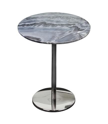 Kaheku Beistelltisch Dahlberg vernickelt 50Ø60h 939007993 von Kaheku