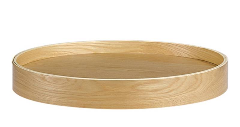 Kaheku Dekoschale Kaheku Tablett Savon, Eiche, Ø 50 cm, 12700302 (1 St) von Kaheku