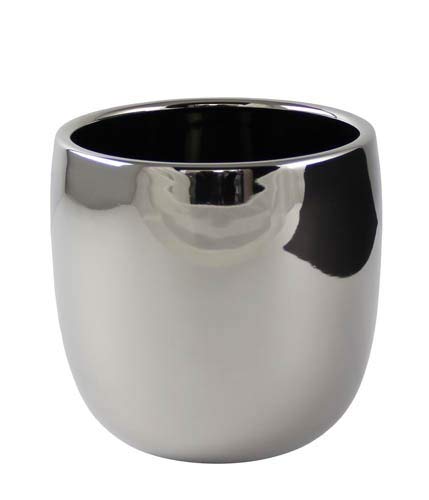 Kaheku Kübel Cabona Silber 15 cm Ø 15h 968007197 von Kaheku