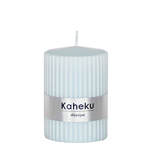 Kaheku Rillenkerze Powder eisblau, Ø 7 cm, Höhe 10 cm Kaheku Rillenkerze Powder eisblau, Ø 7 cm, Höhe 10 cm von Kaheku