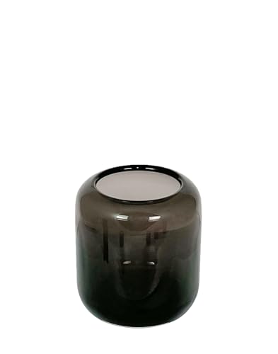 Kaheku Vase Kübel Opino Smoke 13 Ø 13h 1150004903 von Kaheku