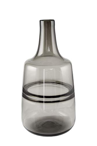 Kaheku Vase Zenika Flasche grau, Durchmesser 16 cm, Höhe 32 cm 1186001905 von Kaheku