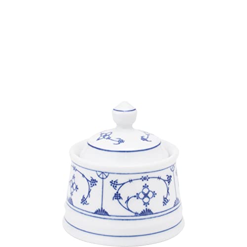 KAHLA 412001A75056H Blau Saks Zuckerdose 0,25 l | Zuckerschale mit Strohmuster aus Porzellan KAHLA 412001A75056H Blau Saks Zuckerdose 0,25 l | Zuckerschale mit Strohmuster aus Porzellan von KAHLA