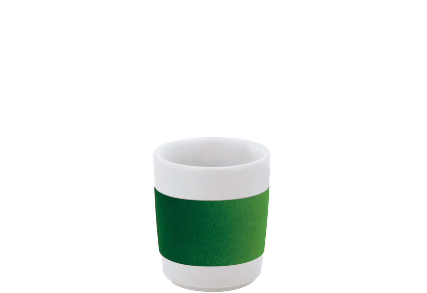 KAHLA Becher touch! henkelloser Becher mit Samt-Banderole, Porzellan, Made in Germany von KAHLA