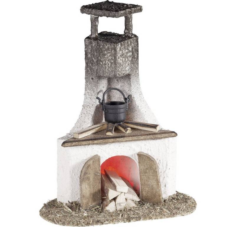 Kahlert Licht Krippen-Zubehör Kahlert Licht 40648 Krippenkamin 3.5 V mit Beleuchtung von Kahlert Licht