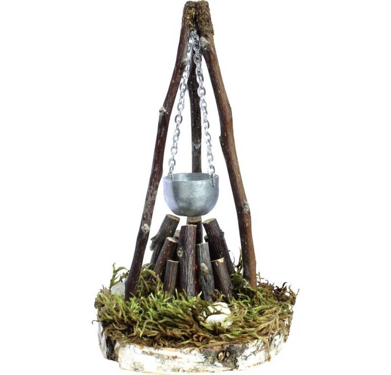 Kahlert Licht Krippen-Zubehör Kahlert Licht 49673 Lagerfeuer mit Flackerlicht von Kahlert Licht
