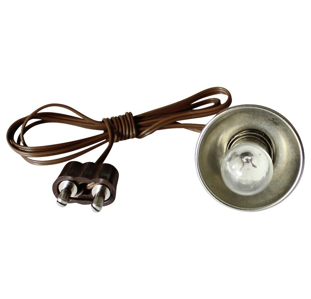 Kahlert Licht Krippen-Zubehör Kahlert Licht 60802 Beleuchtung Glühlampe mit Reflektor Klar E10 3.5 von Kahlert Licht