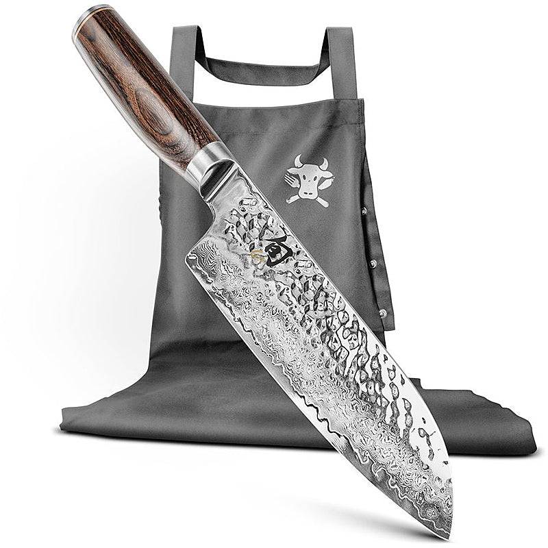 Kai Messer Santoku (18 cm) im Set mit Schürze Tim Mälzer von Kai Messer