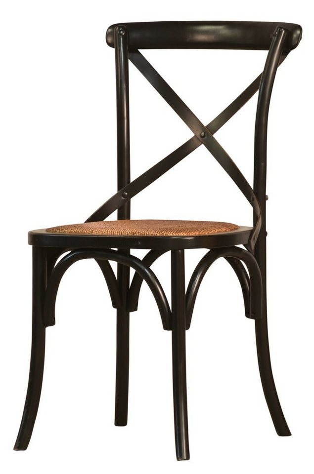 Kai Wiechmann 4-Fußstuhl Stuhl im Thonet-Stil Esszimmerstuhl Wiener Melange, Designklassiker, ohne Armlehnen, Wiener Geflecht, robust & bequem von Kai Wiechmann