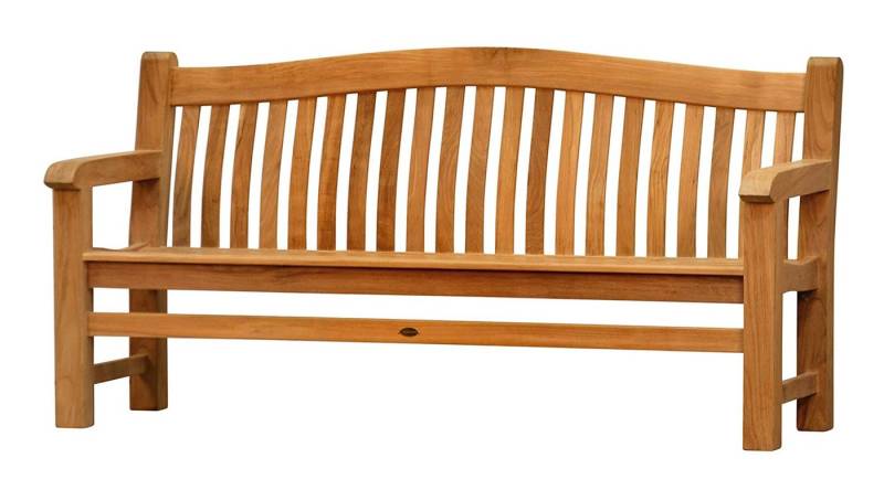 Kai Wiechmann Gartenbank Premium Teakholzbank 3-Sitzer, wetterfeste Teak Gartensitzbank, nachhaltige und unbehandelte Teakbank von Kai Wiechmann