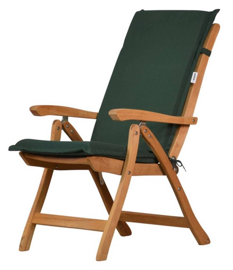 Kai Wiechmann Gartenstuhl Set Teak Hochlehner Pisa mit Auflage premium, massives Teakholz, robust, pflegeleicht und langlebig von Kai Wiechmann