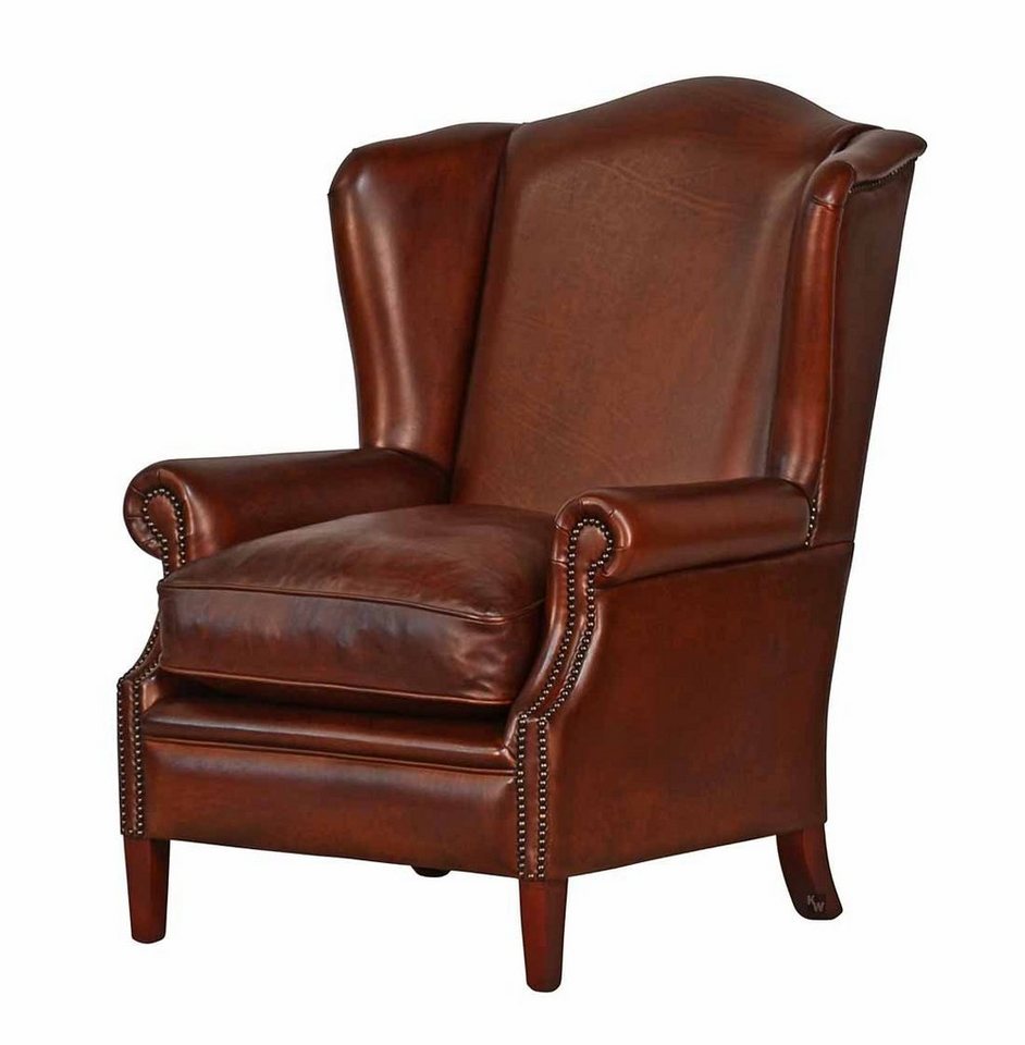 Kai Wiechmann Ohrensessel Wing Chair Vintage dark brown von Kai Wiechmann