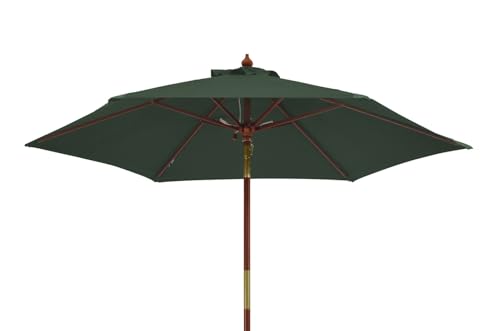 Kai Wiechmann Sonnenschirm 240 cm grün kippbar Windauslass UV-Schutz 50 von Kai Wiechmann