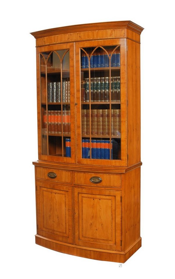 Kai Wiechmann Vitrine Bookcase Bow 2-türig Eibe von Kai Wiechmann