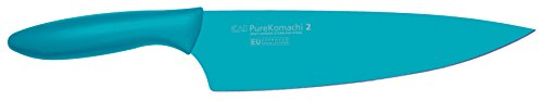 Kai AB-5706 Pure Komachi 2 Kochmesser 8, Edelstahl, Polyprophylen Griff blau von Kai