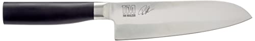KAI Tim Mälzer Kamagata Santoku 16,5 cm Klingenlänge - rostfreier 4116 Edelstahl geschmiedet - 56 (±1) HRC - polierter POM Griff - japanisches Kochmesser Küchenmesser- Made in Japan von KAI