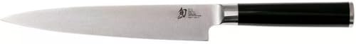 KAI Shun Classic japanisches Filiermesser flexibel 18 cm Klingenlänge - AUS-8A Stahl - Pakkaholzgriff - Made in Japan - Filetiermesser Filetmesser geschmiedet, Pakkaholz Schwarz von KAI