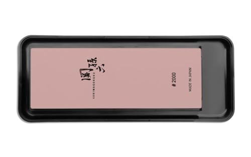 Kai Schleifstein Seki Magoroku hat eine Körnung von 2000 in der Farbe Rosa, Länge 23,8 x 9,3 x 5 cm, AP-0331 von Kai