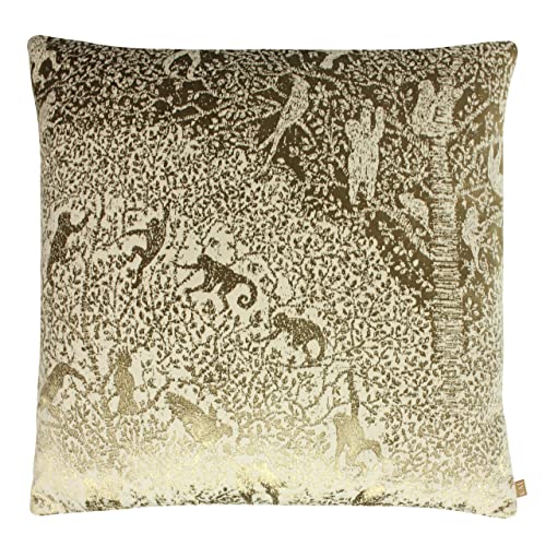 Kai Tilia Feder gefüllt Kissen, Polyester, Gold, 55 x 55cm von Paoletti