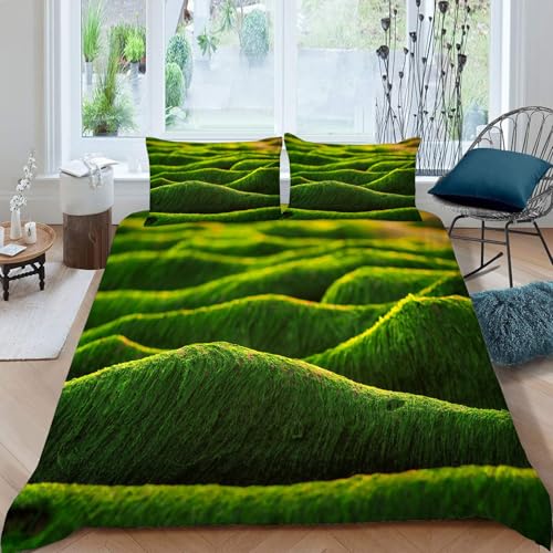 KaiHeBeding Moos BettwäSche Set 220x240 cm GrüN WendebettwäSche Weiche Atmungsaktiv Mikrofaser 1 Bettbezug 220 x 240 cm und 2 KissenbezüGe 80 x 80 mit ReißVerschluss KaiHeBeding Moos BettwäSche Set 220x240 cm GrüN WendebettwäSche Weiche Atmungsaktiv Mikrofaser 1 Bettbezug 220 x 240 cm und 2 KissenbezüGe 80 x 80 mit ReißVerschluss von KaiHeBeding