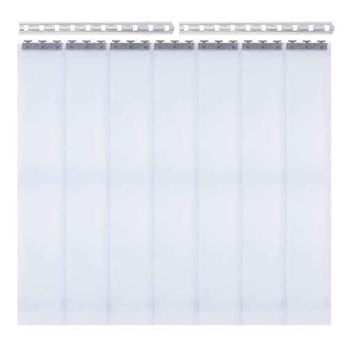 PVC Streifenvorhang, Kunststoff Streifenvorhang 200cm x 18 cm transparent Türvorhang für Supermärkte Lagerhallen Fabriken PVC Streifenvorhang, Kunststoff Streifenvorhang 200cm x 18 cm transparent Türvorhang für Supermärkte Lagerhallen Fabriken von Kaibrite