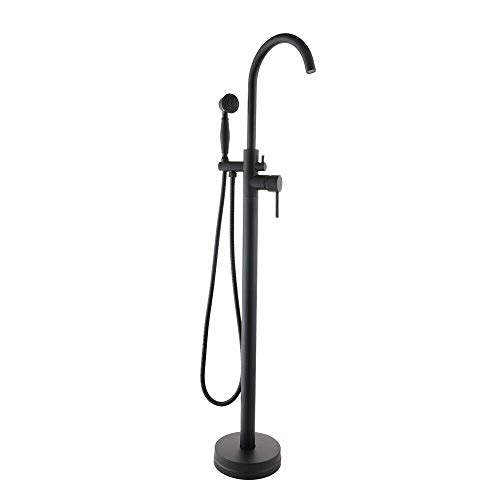 Standarmatur mit Handbrause Freistehend Wannen Armatur aus Messing Höhe 115 cm Schwarz für Privat, Familien, Duschräume Standarmatur mit Handbrause Freistehend Wannen Armatur aus Messing Höhe 115 cm Schwarz für Privat, Familien, Duschräume von Kaibrite