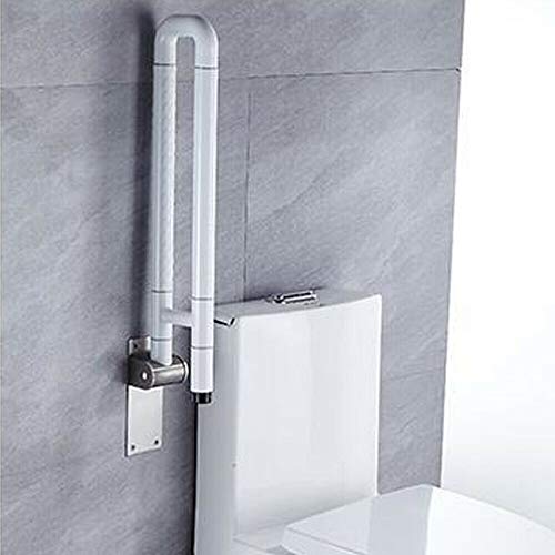 WC Toiletten Stützklappgriff, Edelstahl-Haltegriffe für Badezimmer Anti-Rutsch-Armstange für ältere Behinderte Sicherheitshandläufe Schutzrahmen Ausrüstung WC Toiletten Stützklappgriff, Edelstahl-Haltegriffe für Badezimmer Anti-Rutsch-Armstange für ältere Behinderte Sicherheitshandläufe Schutzrahmen Ausrüstung von Kaibrite