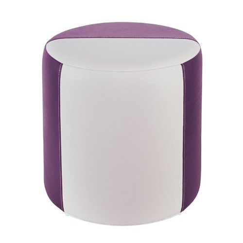 Kaikoon Sitzhocker Hocker Cubes Messe lila-Weiss modern Design Ø 34 cm x 34 cm von Kaikoon