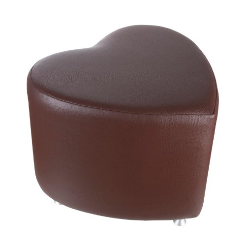 Kaikoon Sitzhocker Hocker Sitzwürfel Herz Herzform Braun 44x44x35 cm Cubes Messe von Kaikoon